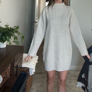Oatmeal/Cream Sweater Dress - Never Worn!
